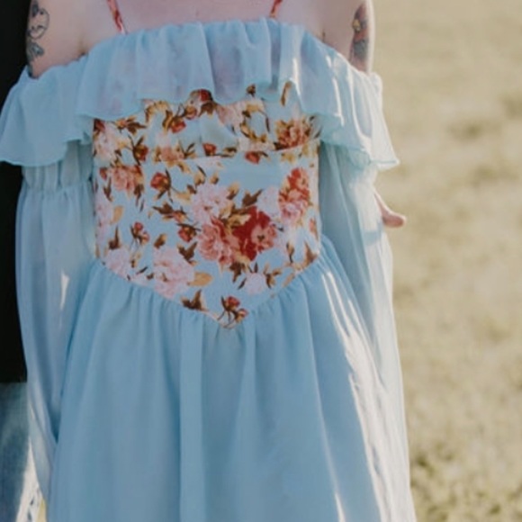 Blue corset dress - Picture 1 of 1